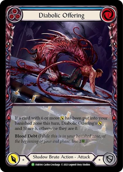 Diabolic Offering - FAB164, Flesh and Blood: Promo Cards FAB164