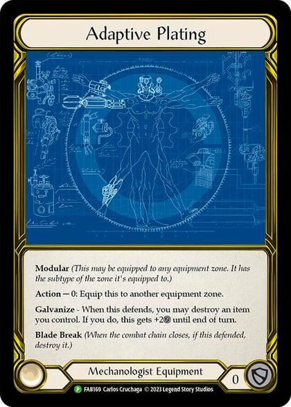 Adaptive Plating - FAB169, Flesh and Blood: Promo Cards FAB169