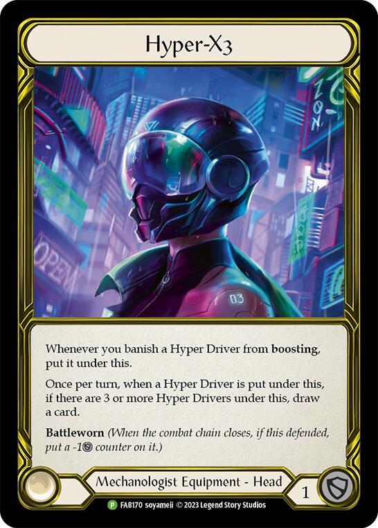 Hyper-X3 - FAB170, Flesh and Blood: Promo Cards FAB170