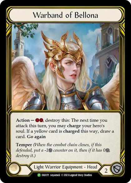 Warband of Bellona (Golden) - FAB171, Flesh and Blood: Promo Cards FAB171