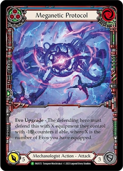 Meganetic Protocol - FAB172, Flesh and Blood: Promo Cards FAB172
