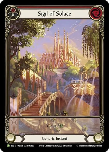 Sigil of Solace (FAB178), Flesh and Blood: Promo Cards FAB178