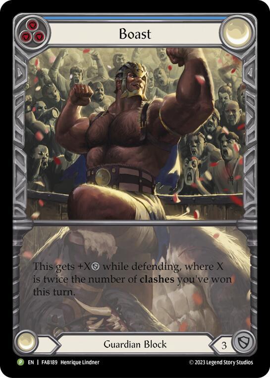 Boast - FAB189, Flesh and Blood: Promo Cards FAB189