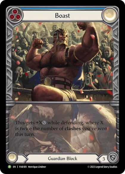 Boast - FAB189, Flesh and Blood: Promo Cards FAB189