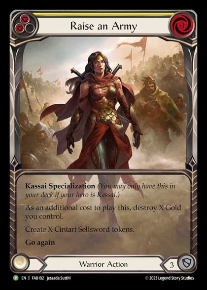 Raise an Army - FAB192, Flesh and Blood: Promo Cards FAB192
