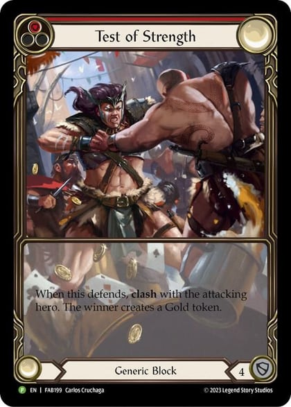 Test of Strength - FAB199, Flesh and Blood: Promo Cards FAB199