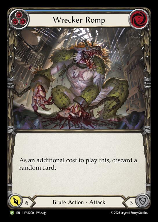 Wrecker Romp (Blue) - FAB200, Flesh and Blood: Promo Cards FAB200