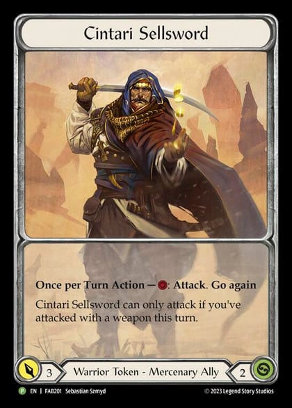 Cintari Sellsword - FAB201, Flesh and Blood: Promo Cards FAB201