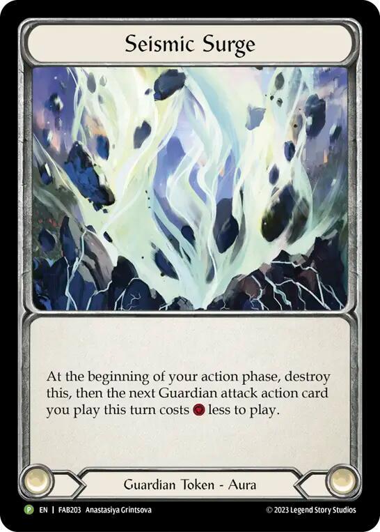 Seismic Surge - FAB203, Flesh and Blood: Promo Cards FAB203