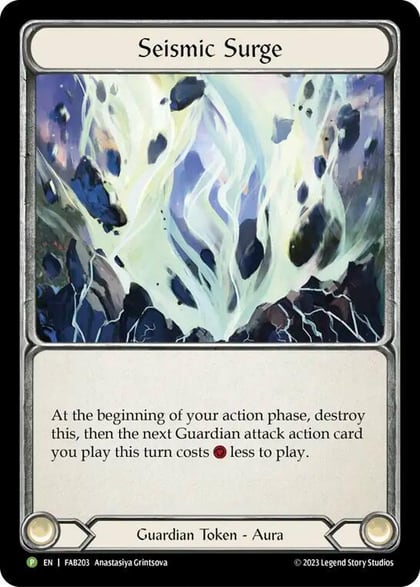 Seismic Surge - FAB203, Flesh and Blood: Promo Cards FAB203
