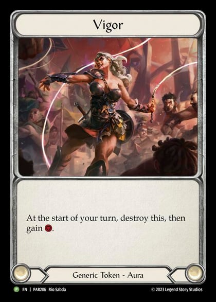 Vigor - FAB206, Flesh and Blood: Promo Cards FAB206
