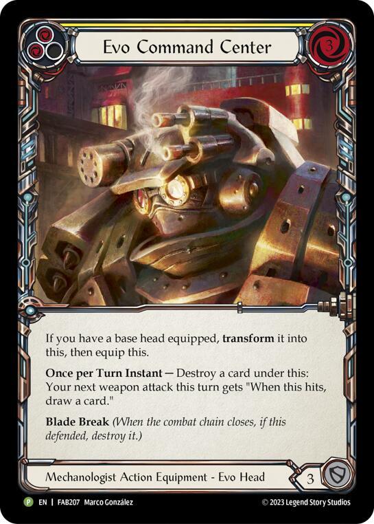 Evo Command Center - FAB207, Flesh and Blood: Promo Cards FAB207