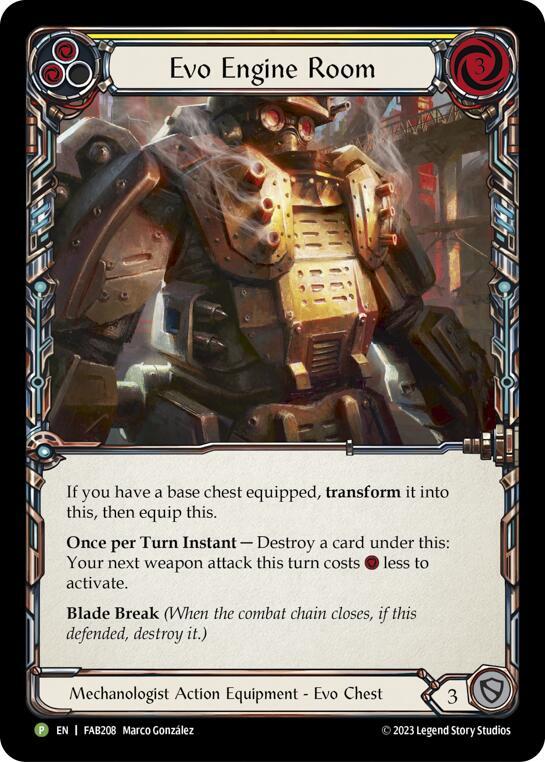 Evo Engine Room - FAB208, Flesh and Blood: Promo Cards FAB208