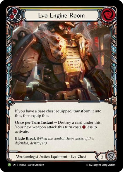 Evo Engine Room - FAB208, Flesh and Blood: Promo Cards FAB208