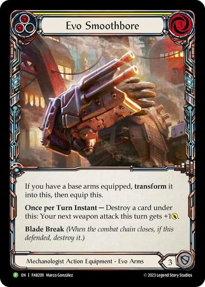 Evo Smoothbore - FAB209, Flesh and Blood: Promo Cards FAB209