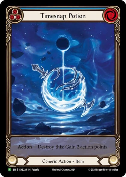 Timesnap Potion - FAB224, Flesh and Blood: Promo Cards FAB224