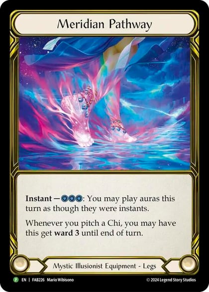 Meridian Pathway (Golden) - FAB226, Flesh and Blood: Promo Cards FAB226