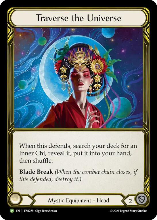 Traverse the Universe (Golden) - FAB228, Flesh and Blood: Promo Cards FAB228