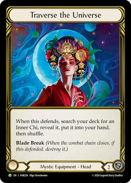 Traverse the Universe (Golden) - FAB228, Flesh and Blood: Promo Cards FAB228