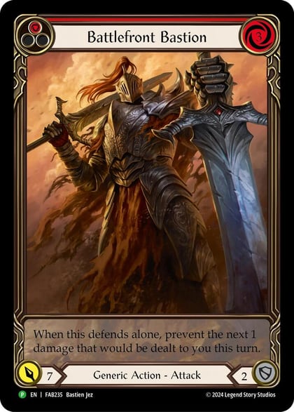 Battlefront Bastion (Red) - FAB235, Flesh and Blood: Promo Cards FAB235