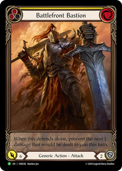 Battlefront Bastion (Yellow) - FAB236, Flesh and Blood: Promo Cards FAB236