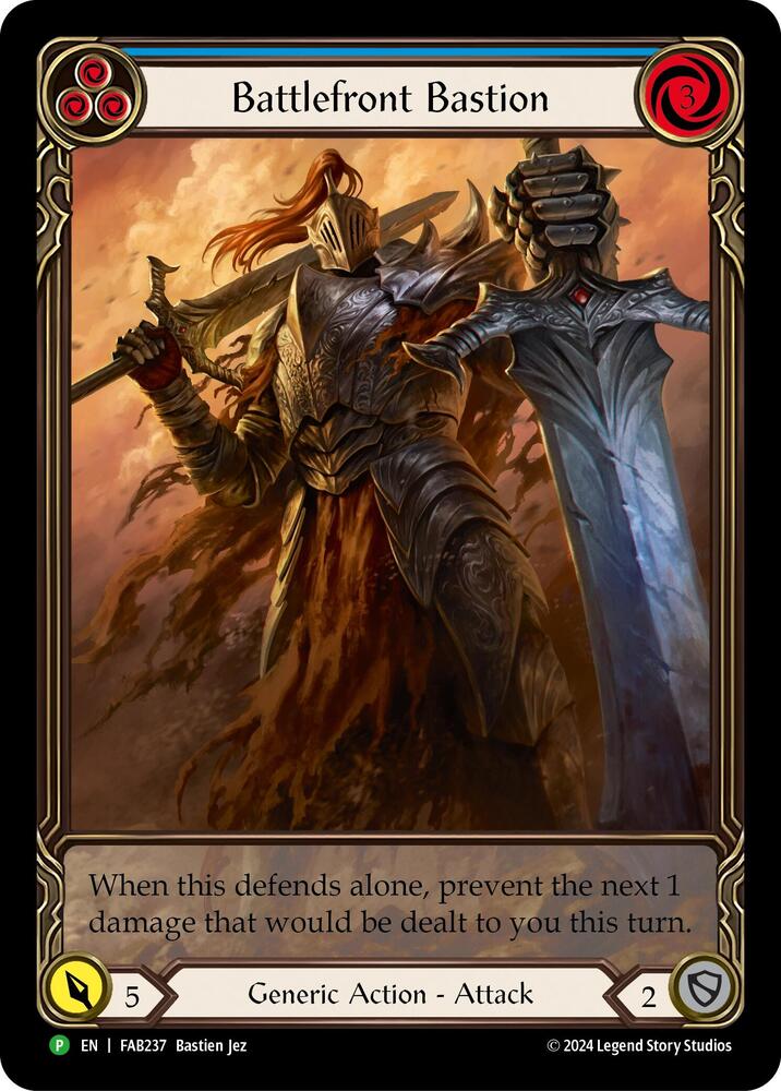Battlefront Bastion (Blue) - FAB237, Flesh and Blood: Promo Cards FAB237