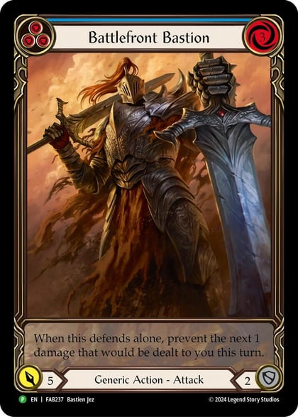 Battlefront Bastion (Blue) - FAB237, Flesh and Blood: Promo Cards FAB237