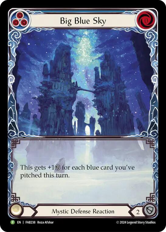 Big Blue Sky - FAB238, Flesh and Blood: Promo Cards FAB238