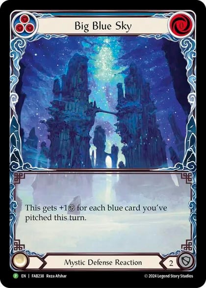 Big Blue Sky - FAB238, Flesh and Blood: Promo Cards FAB238