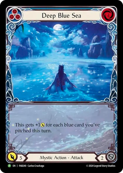 Deep Blue Sea - FAB240, Flesh and Blood: Promo Cards FAB240