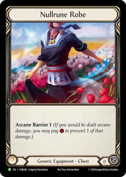 Nullrune Robe - FAB246, Flesh and Blood: Promo Cards FAB246