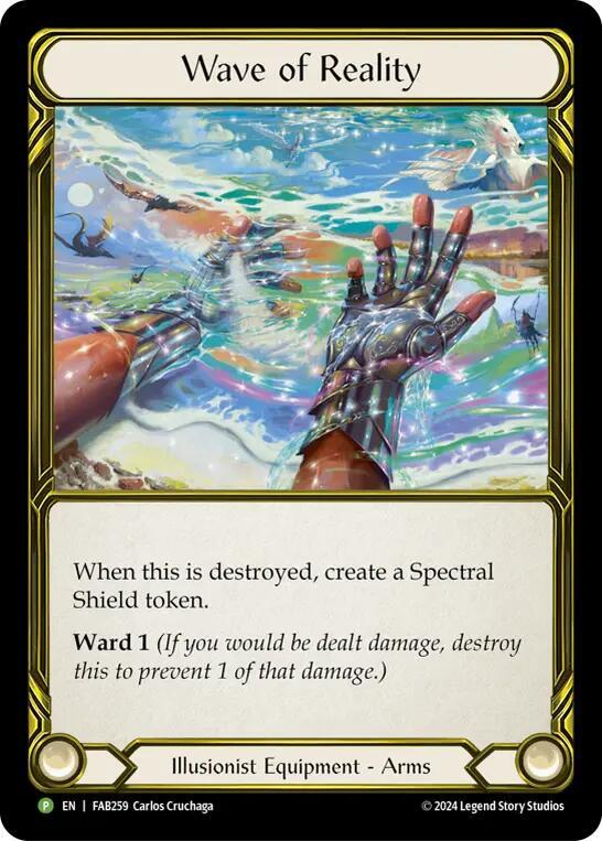 Wave of Reality (Golden) - FAB259, Flesh and Blood: Promo Cards FAB259