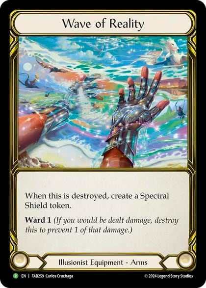 Wave of Reality (Golden) - FAB259, Flesh and Blood: Promo Cards FAB259