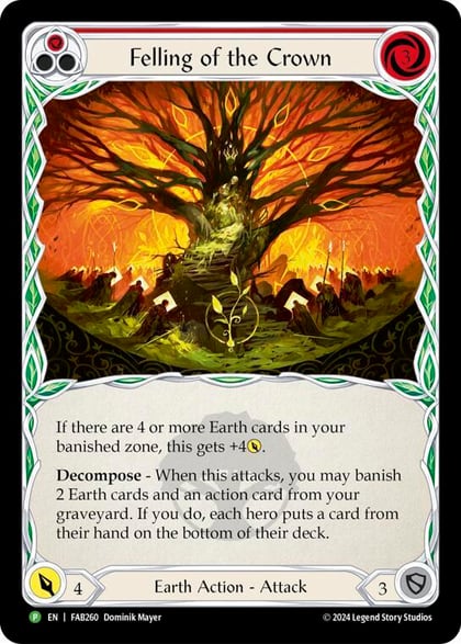 Felling of the Crown - FAB260, Flesh and Blood: Promo Cards FAB260