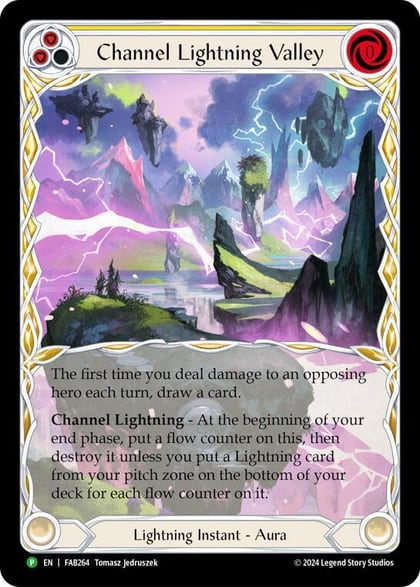 Channel Lightning Valley - FAB264, Flesh and Blood: Promo Cards FAB264