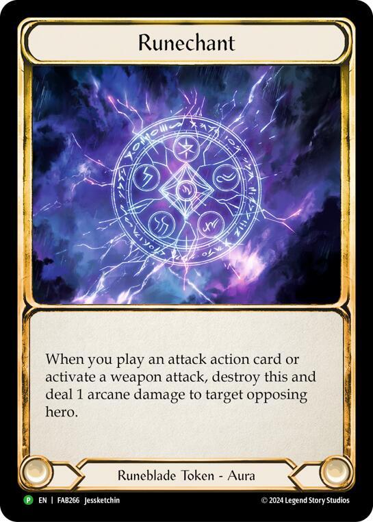 Runechant (Lightning) - FAB266, Flesh and Blood: Promo Cards FAB266