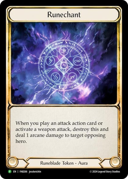 Runechant (Lightning) - FAB266, Flesh and Blood: Promo Cards FAB266