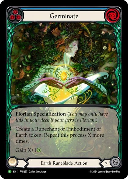 Germinate (Extended Art) - FAB267, Flesh and Blood: Promo Cards FAB267