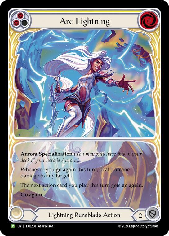 Arc Lightning (Extended Art) - FAB268, Flesh and Blood: Promo Cards FAB268