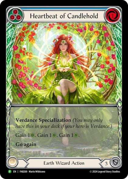 Heartbeat of Candlehold (Extended Art) - FAB269, Flesh and Blood: Promo Cards FAB269
