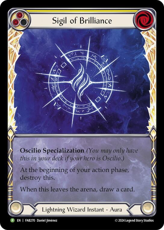 Sigil of Brilliance (Extended Art) - FAB270, Flesh and Blood: Promo Cards FAB270