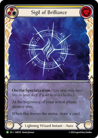 Sigil of Brilliance (Extended Art) - FAB270, Flesh and Blood: Promo Cards FAB270