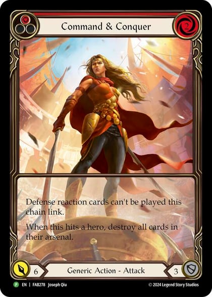 Command and Conquer (Extended Art) - FAB278, Flesh and Blood: Promo Cards FAB278