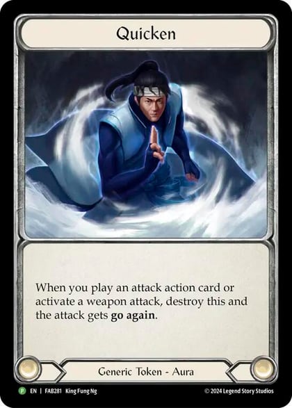 Quicken - FAB281, Flesh and Blood: Promo Cards FAB281