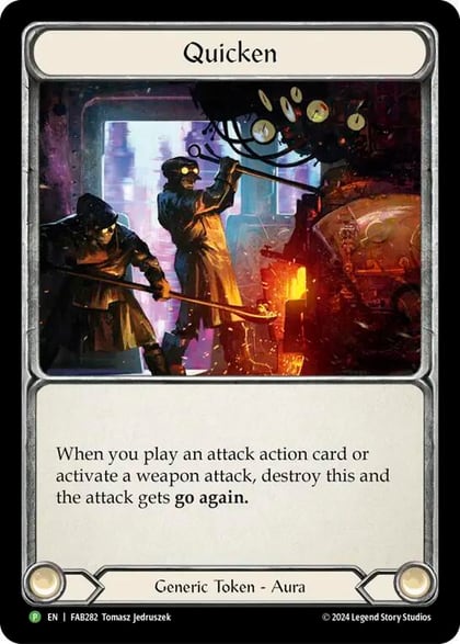 Quicken - FAB282, Flesh and Blood: Promo Cards FAB282