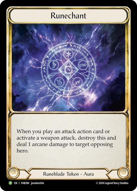 Runechant (Lightning) - FAB284, Flesh and Blood: Promo Cards FAB284