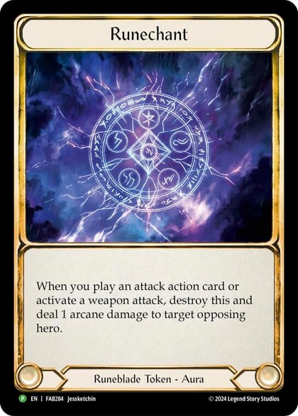 Runechant (Lightning) - FAB284, Flesh and Blood: Promo Cards FAB284