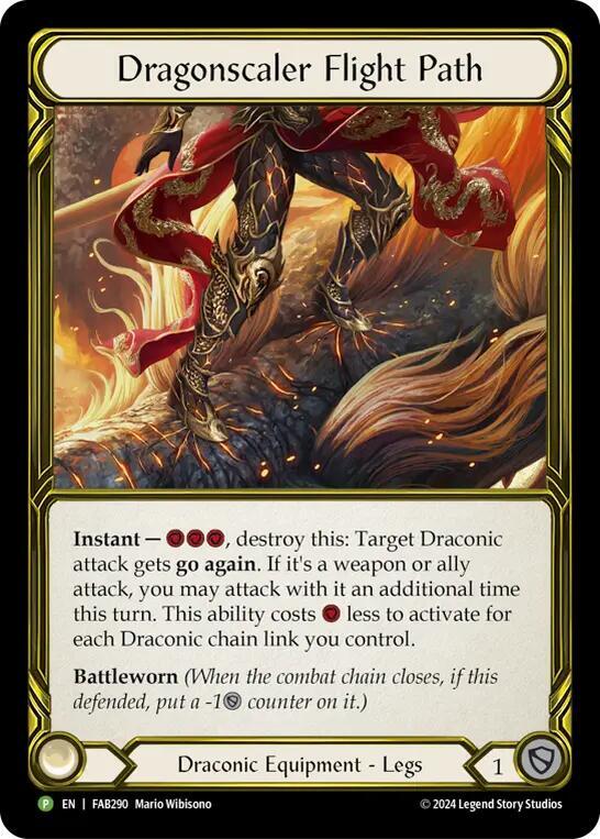 Dragonscaler Flight Path - FAB290, Flesh and Blood: Promo Cards FAB290