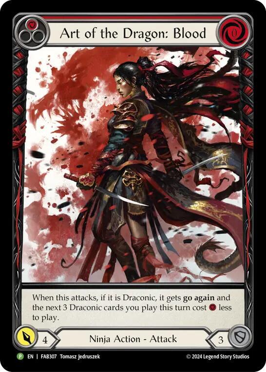 Art of the Dragon: Blood - FAB307, Flesh and Blood: Promo Cards FAB307