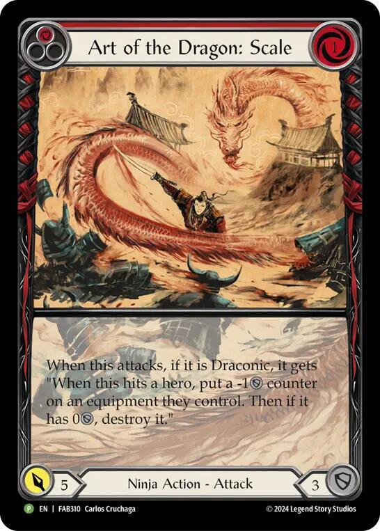 Art of the Dragon: Scale - FAB310, Flesh and Blood: Promo Cards FAB310